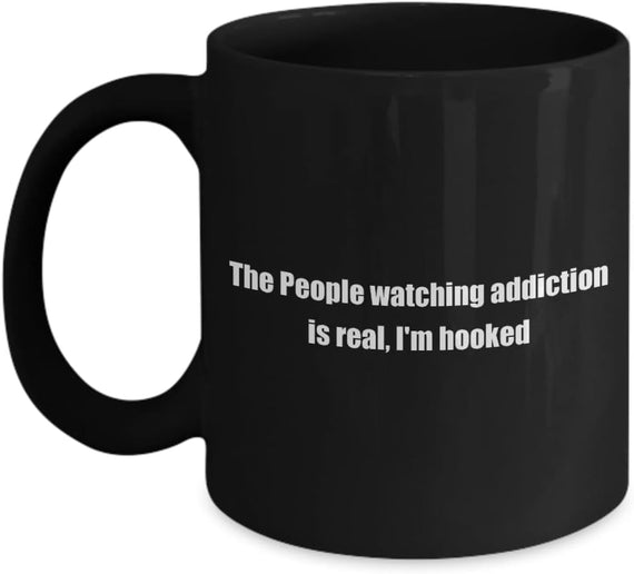 Funny People Watching Hobby Classic : The People Watching. Ceramic Mug