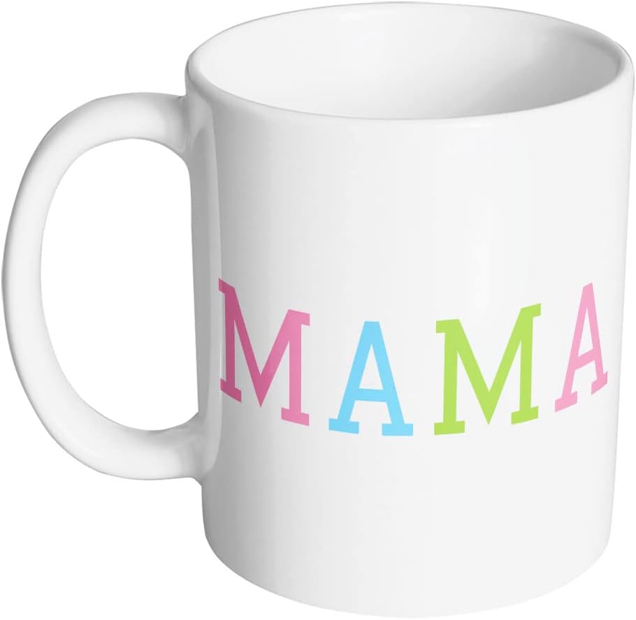 Mama - Pastel Colors . Ceramic Mug