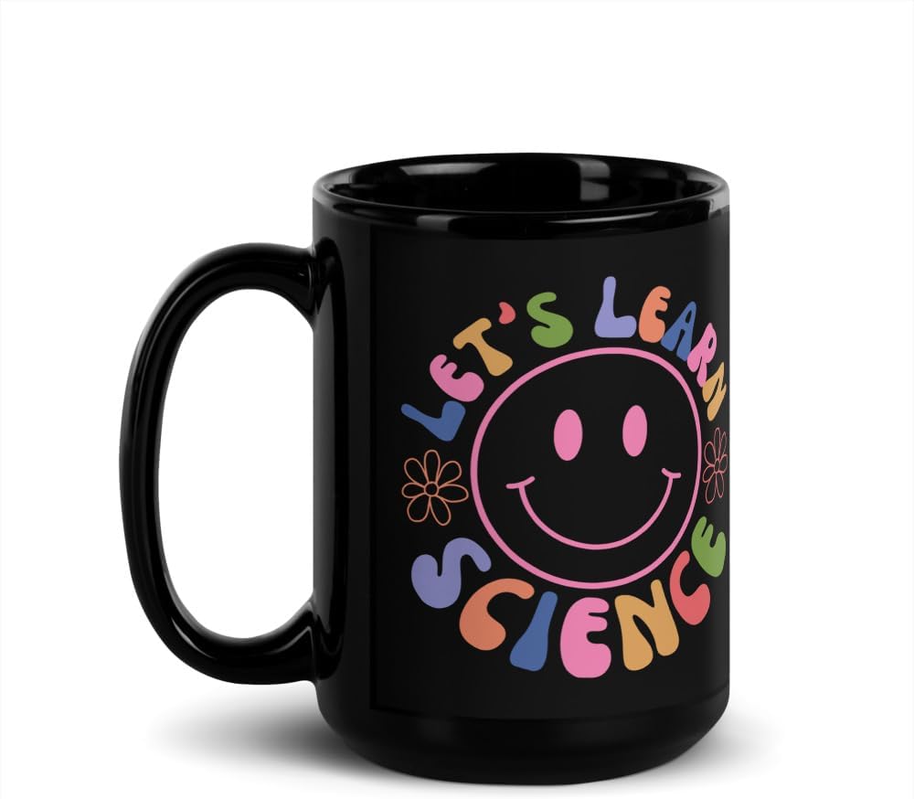 Science Teacher Let's Learn Science Today Cute Groovy Ceramic Mug