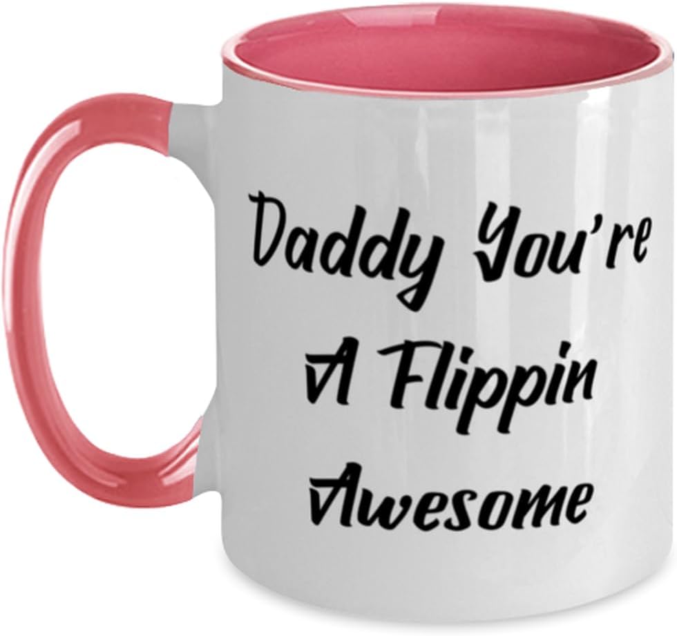 Surprise Daddy Gifts, Daddy You're A Flippin Awesome Ceramic Mug