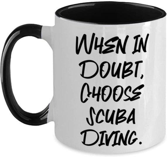 Best Scuba Diving Gifts, When In Doubt, Choose Scuba Ceramic Mug