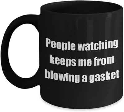 Funny People Watching Hobby Classic : People Watching Ceramic Mug