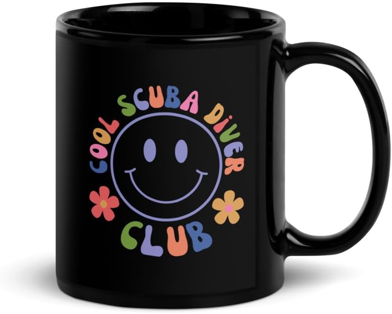Cool Scuba Diver Club Groovy Scuba Student Scuba Club Ceramic Mug