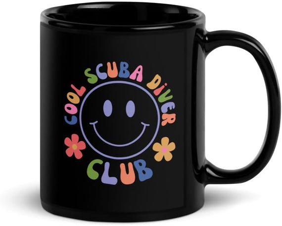 Cool Scuba Diver Club Groovy Scuba Student Scuba Club Ceramic Mug