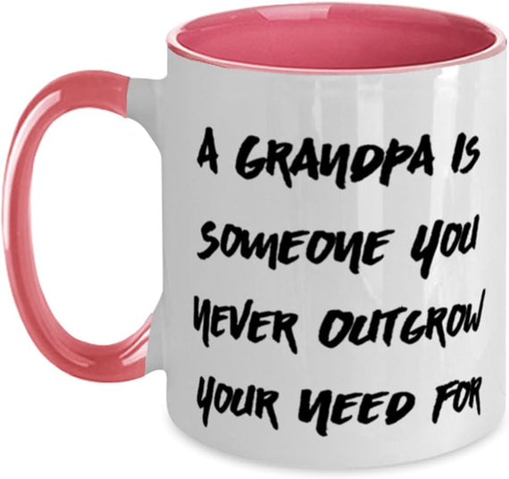 Fancy Grandpa Gifts, A Grandpa Is Someone You Never Ceramic Mug