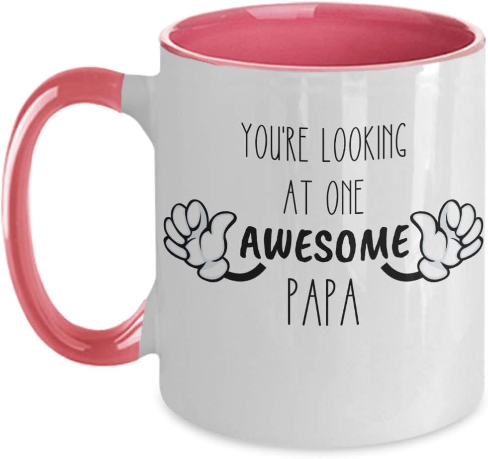 You're Looking At One Awesome Papa Funny Ceramic Mug