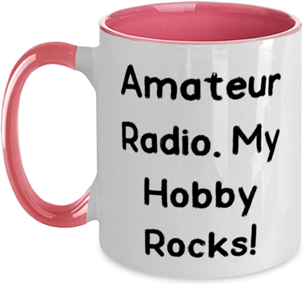 Beautiful Amateur Radio, Amateur Radio. My Hobby Rocks! Ceramic Mug