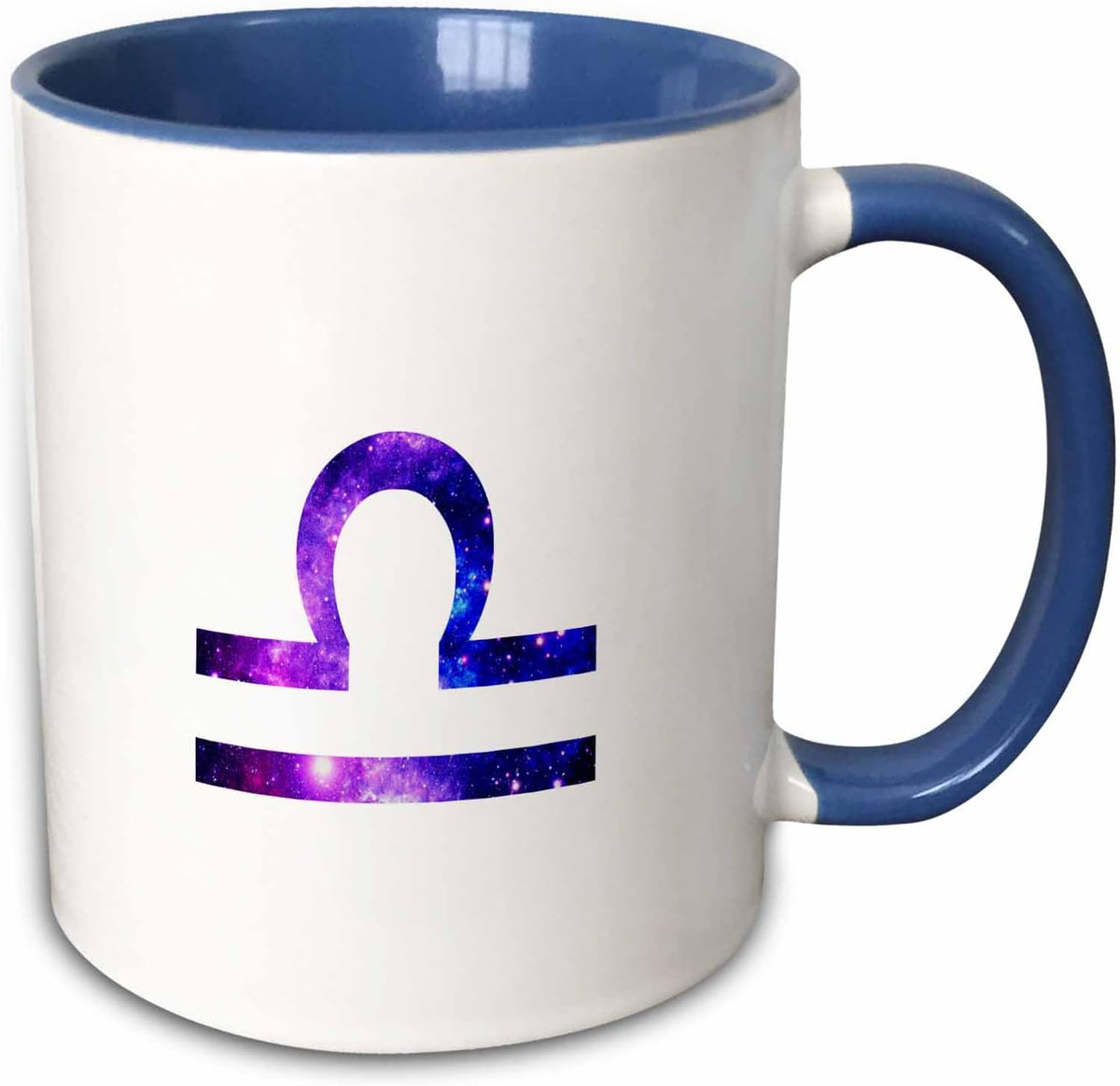 Libra Horoscope Symbol - Purple Zodiac Glyph Ceramic Mug