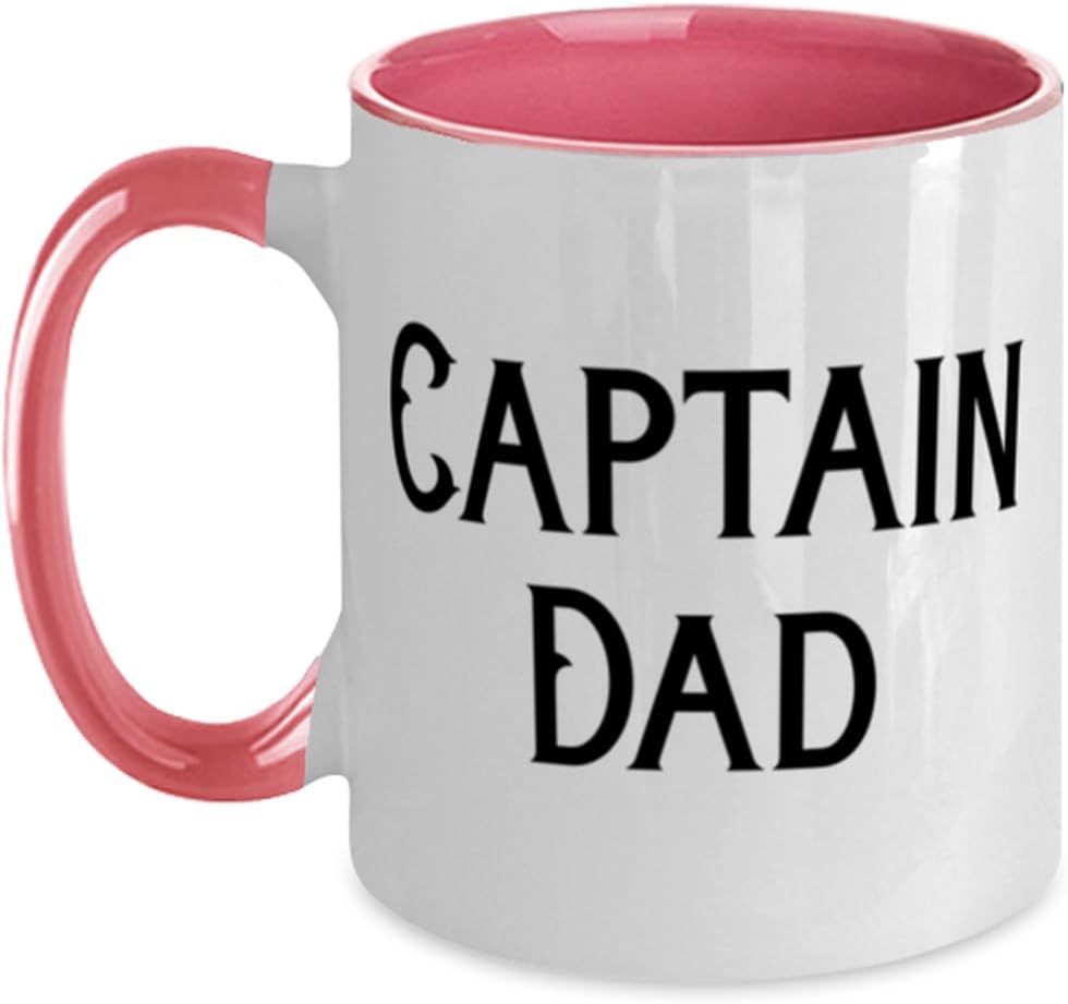 Captain Dad Daddy, Surprise Daddy Gifts, For Father From Ceramic Mug