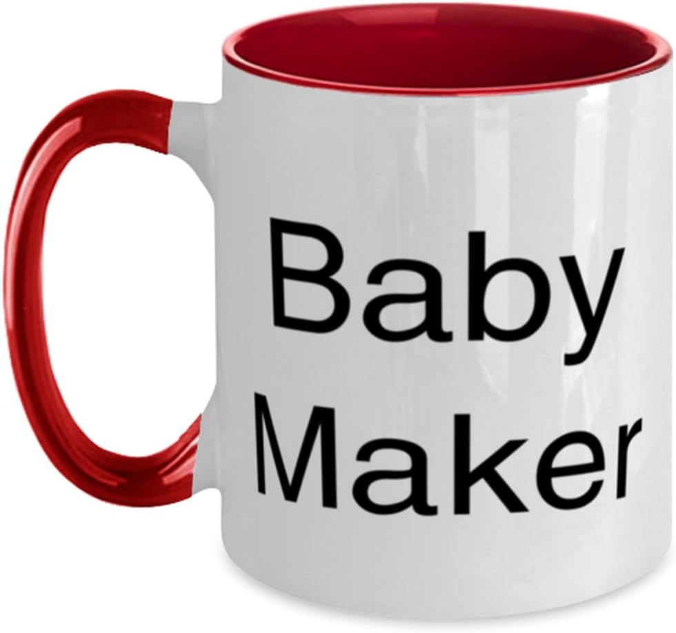 New Daddy Gifts, Baby Maker, Funny Birthday For Dad, From Ceramic Mug