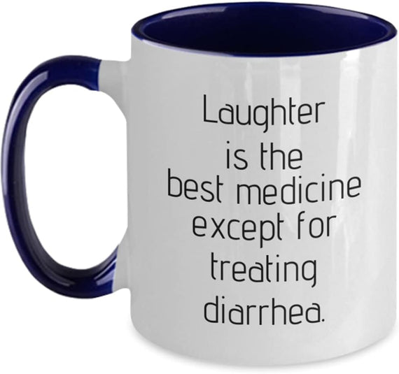 Laughter Is the Best Medicine Funny Doctor Ceramic Mug
