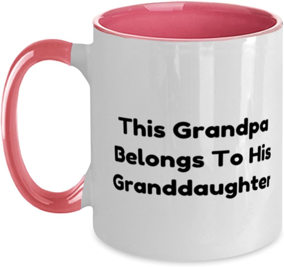 Best Grandpa Gifts, This Grandpa Belongs To His Ceramic Mug