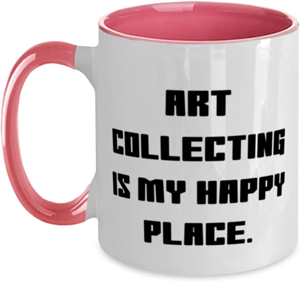 Art Collecting Is My Happy Place., Art Collecting Present Ceramic Mug