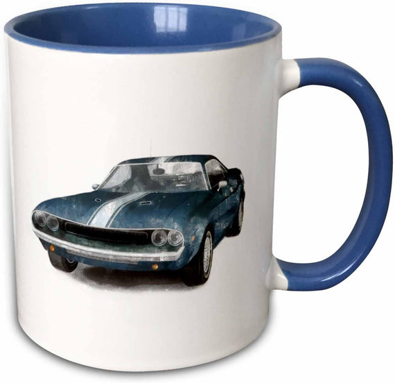 Boehm Digital Paint Automobile - Classic Ceramic Mug