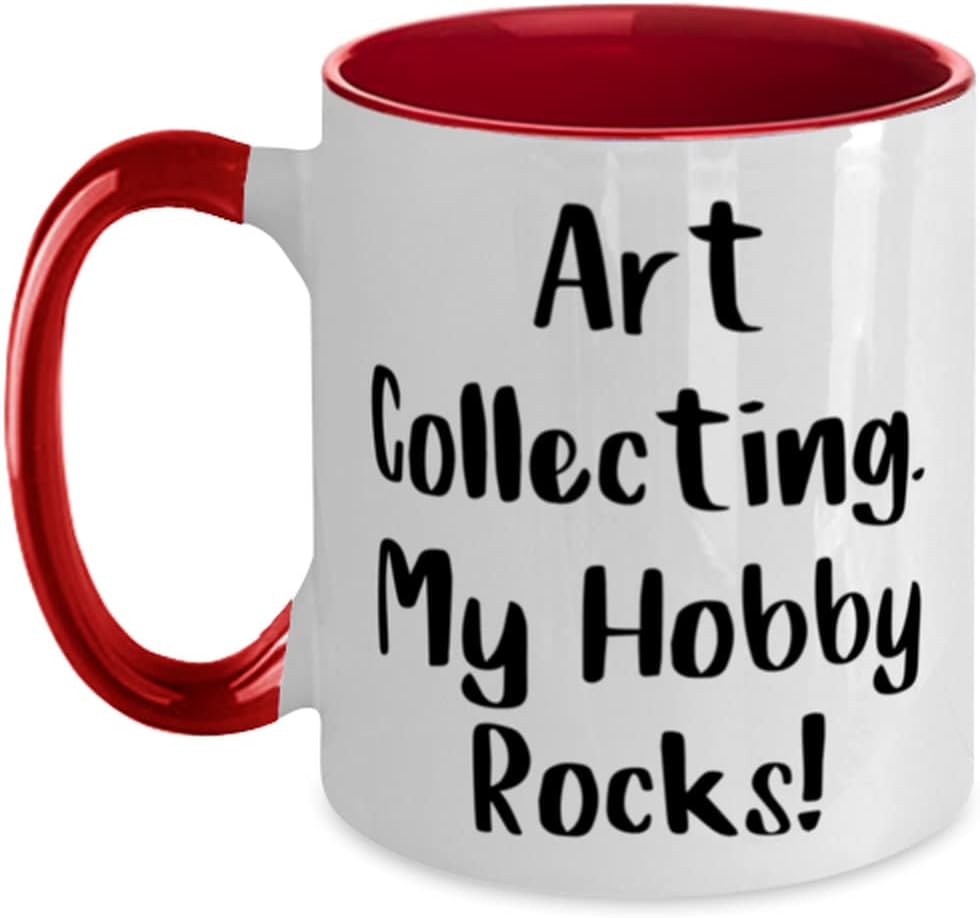 Art Collecting. My Hobby Rocks!, Art Collecting Present Ceramic Mug