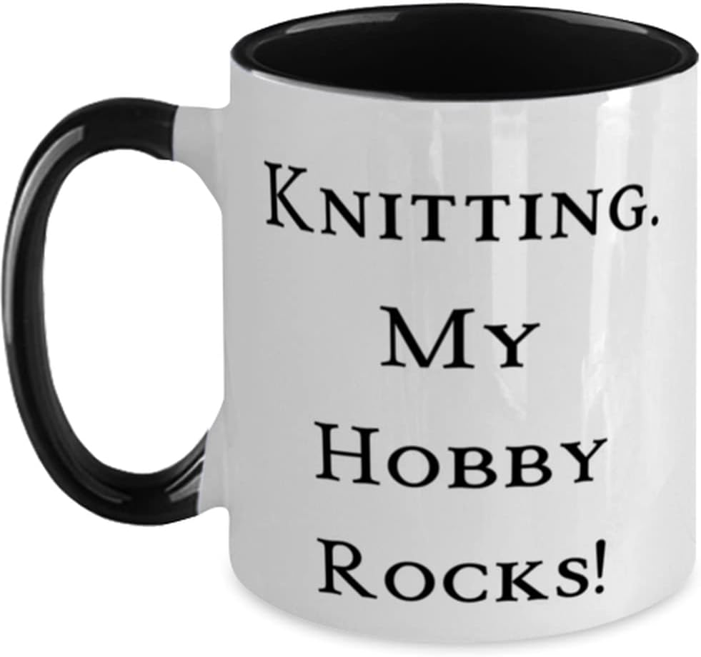 Knitting. My Hobby Rocks!, Knitting, Fancy Gifts For Ceramic Mug