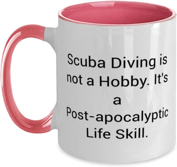 Scuba Diving Is a Post-Apocalyptic Life Skill Ceramic Mug