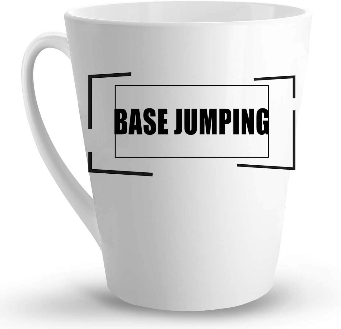 Makoroni - Base Jumping - . Ceramic Latte Mug Coffee Ceramic Mug