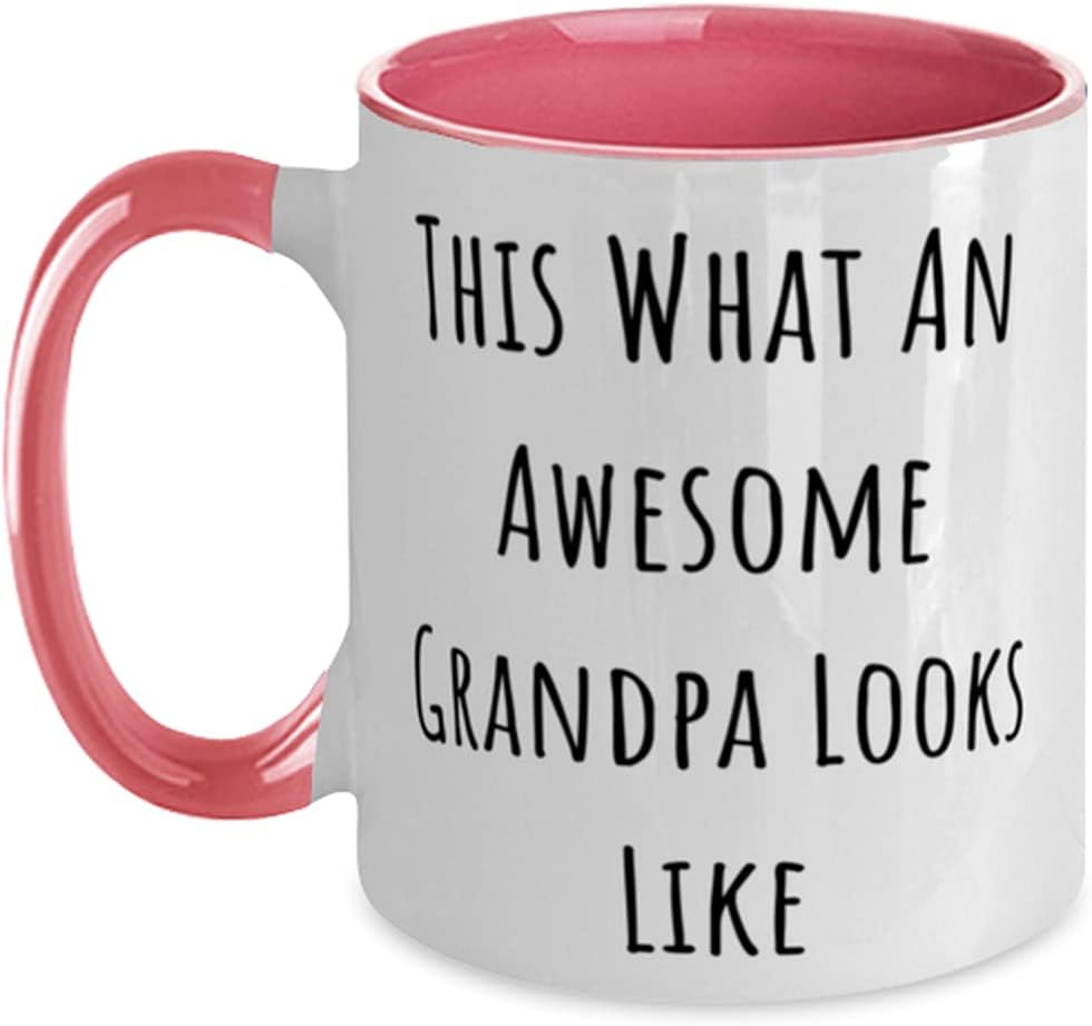 Grandpa For Big Daddy, This What An Awesome Grandpa Looks Ceramic Mug