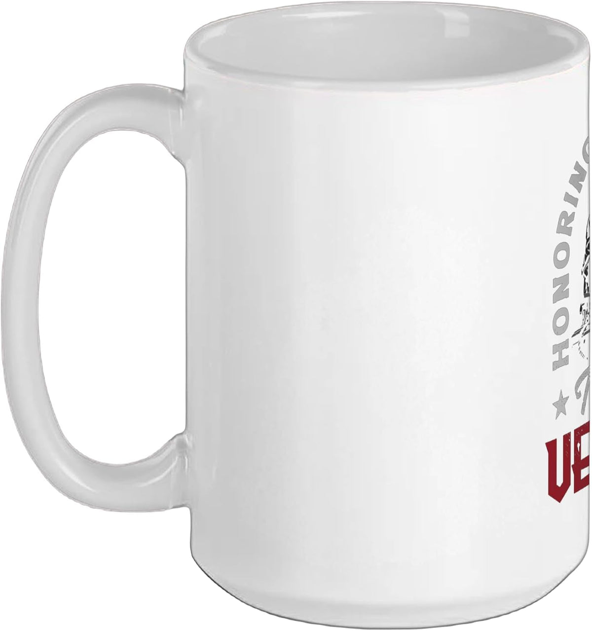 Honoring All Who Served Thank You Veterans Day Memorial Ceramic Mug