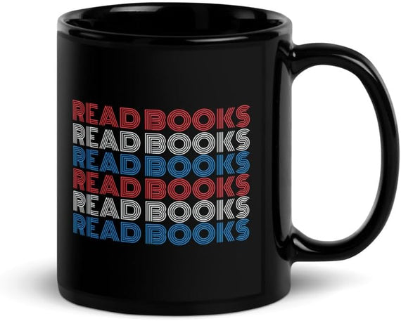 Read Books 4th Of July Reader Retro Book Read Patriotic Ceramic Mug
