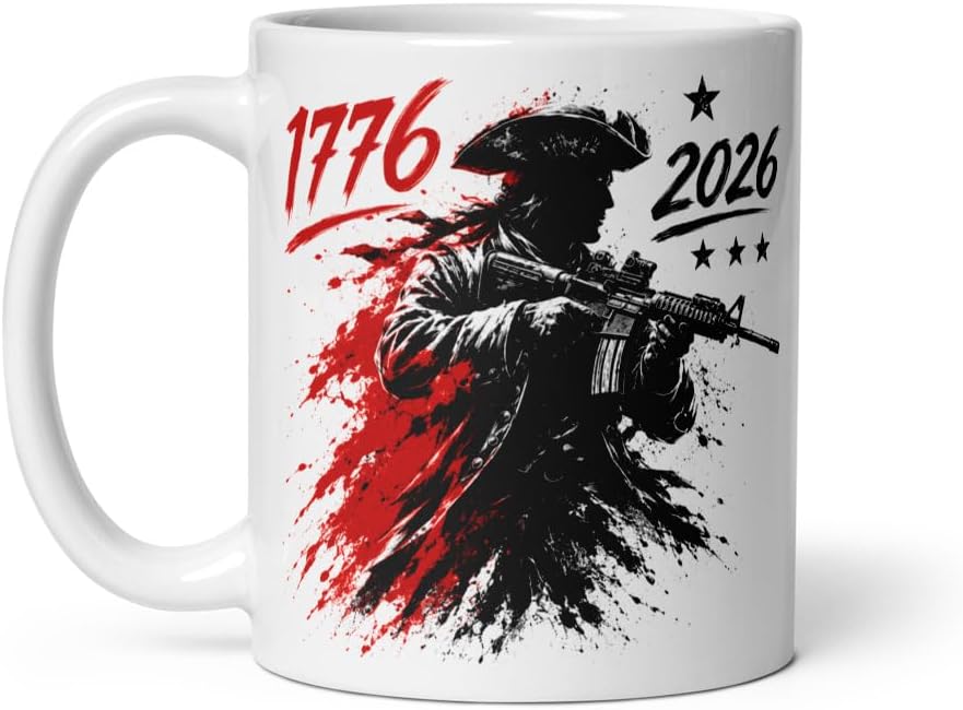Patriotic Active Military Veterans 250 Anniversary Design Ceramic Mug