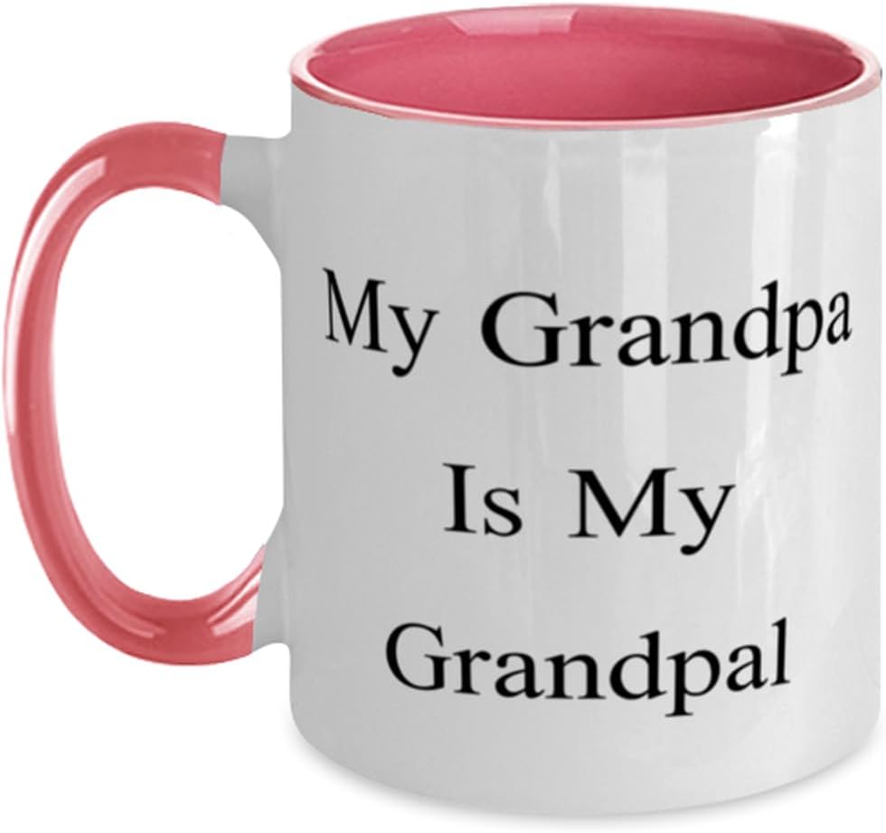 Inspirational Grandpa, My Grandpa Is My Grandpal, Present Ceramic Mug