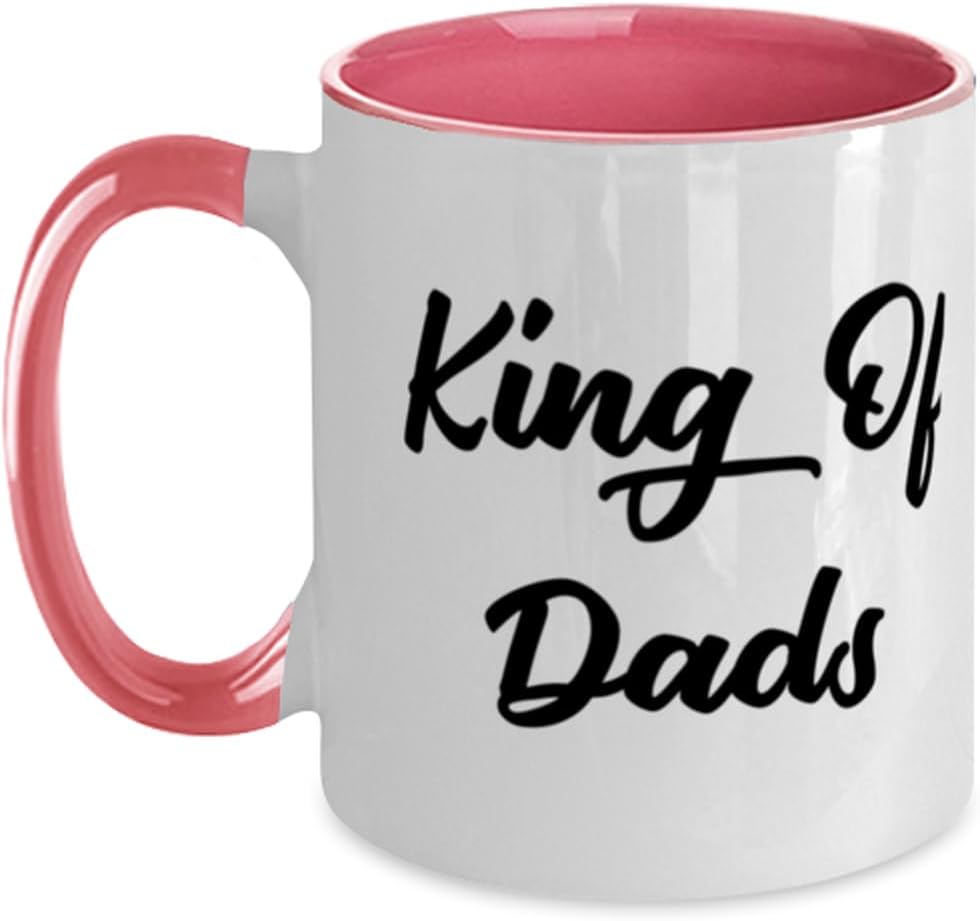 King Of Dads, Daddy Present From Son, Love For Father Ceramic Mug