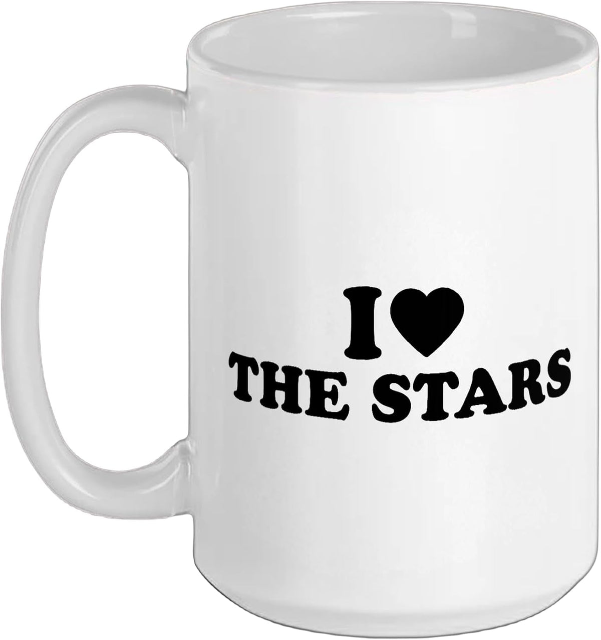 I Love The Stars Astronomy Space Nighttime Sky Lover Ceramic Mug