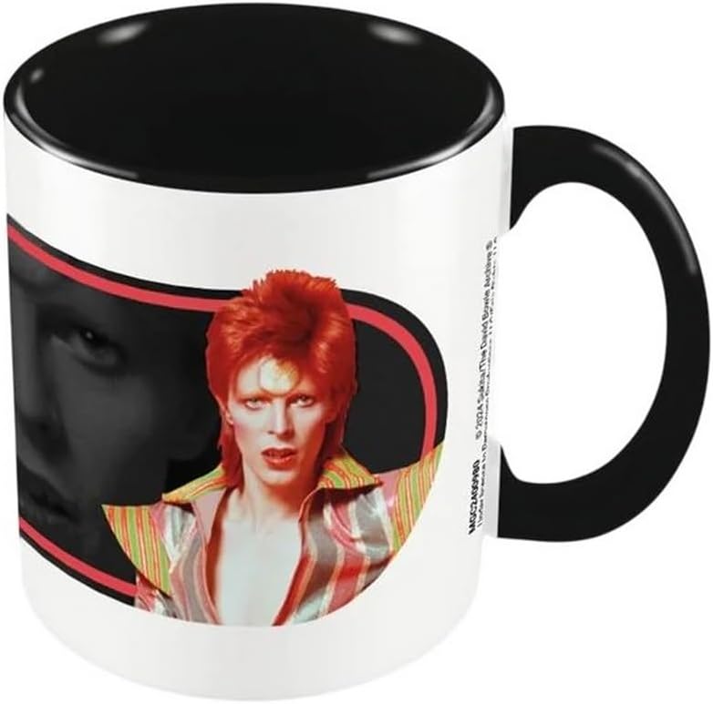 David Bowie Style Inner (One Size) (Black/White/Red) Ceramic Mug