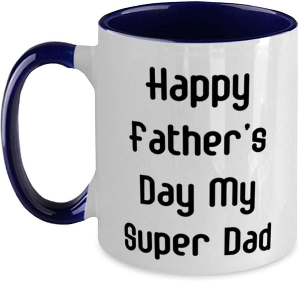 Fancy Daddy Gifts, Happy Father My Super Dad, Daddy From Ceramic Mug
