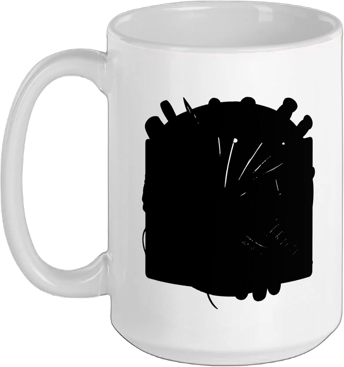 Leather Working Tools Minimal Craft Badge Identity Awl Ceramic Mug