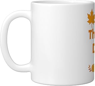 One Thankful Daddy Thanksgiving Pumpkin Pie Family Dinner Ceramic Mug