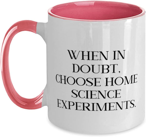 When In Doubt Home Science Experiments Ceramic Mug