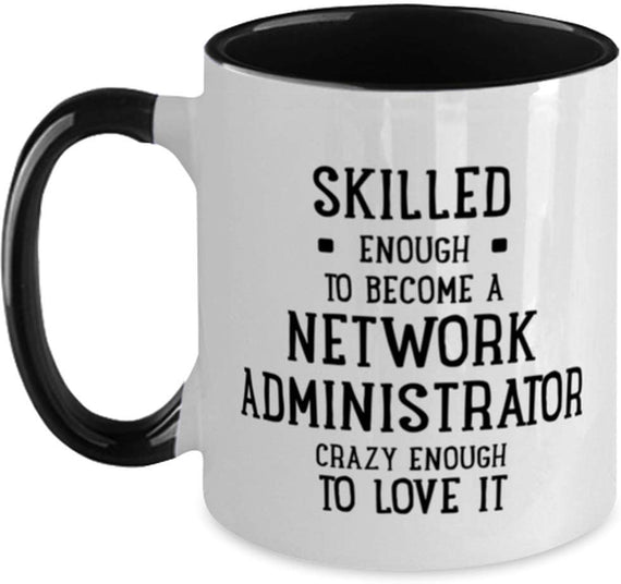 Network Administrator Awesome Black Gifts Ideas For Birthday Or Mug