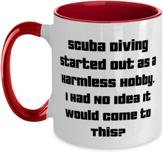 New Scuba Diving Gifts, Scuba Diving Started Out As A Ceramic Mug