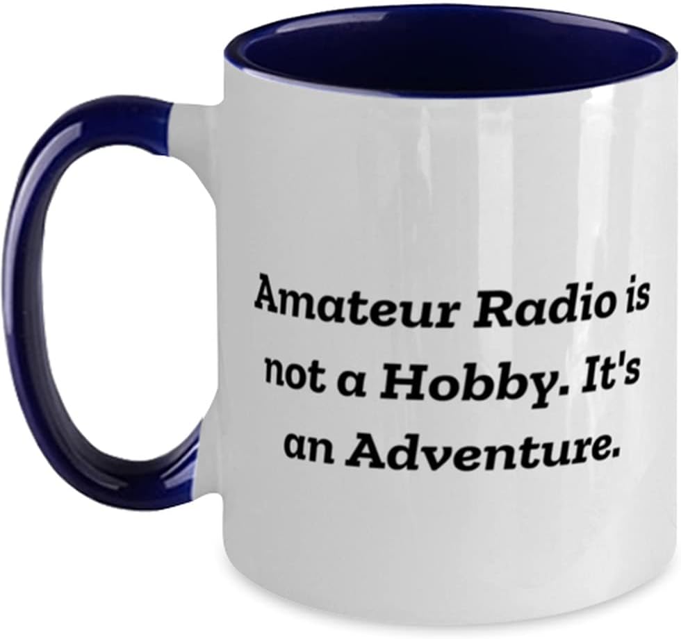 Amateur Radio Is Not A Hobby It's An Adventure Ceramic Mug
