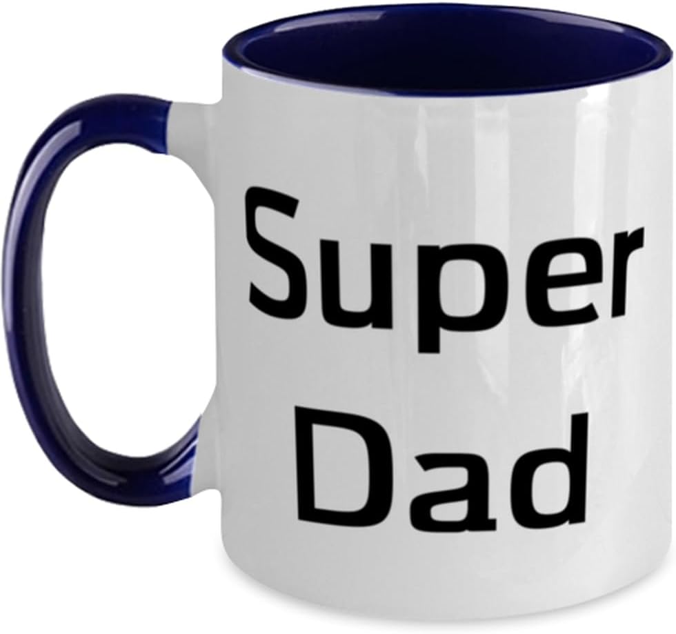 Daddy Gifts, Super Dad, Love Birthday Christmas Ceramic Mug