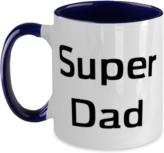 Daddy Gifts, Super Dad, Love Birthday Christmas Ceramic Mug