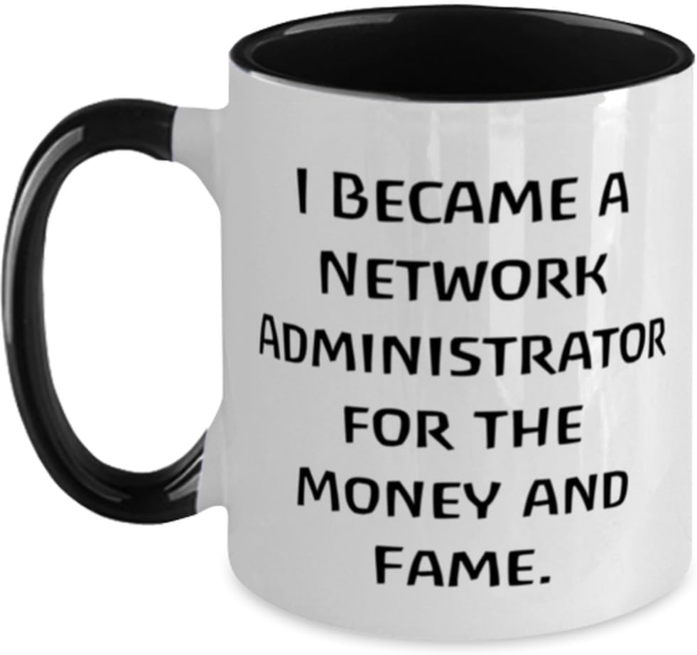 Network Administrator Gifts, I Became A Network, Surprise Ceramic Mug