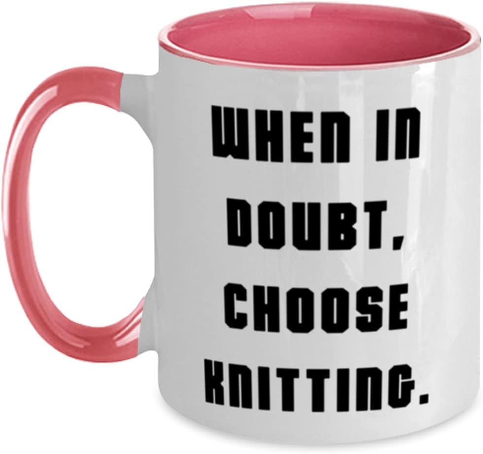 Knitting Gifts For Friends, When In Doubt, Choose Ceramic Mug