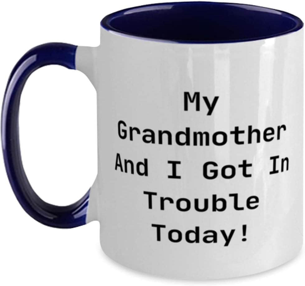 Grandmother Gifts For Grandmom, My Grandmother And I Got Ceramic Mug