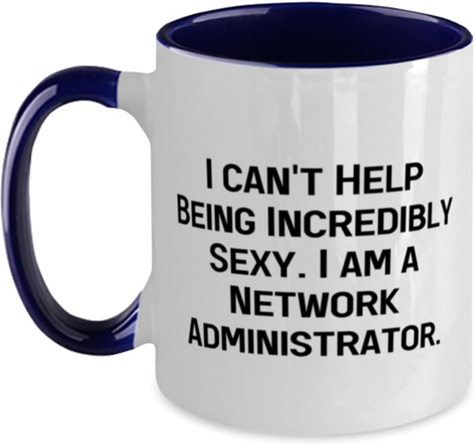 Network Administrator Gifts For Coworkers, I Can't Help Ceramic Mug