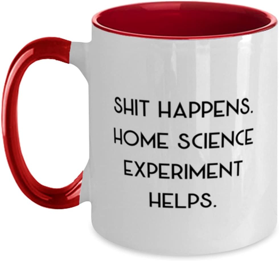 Epic Home Science Experiments Gifts, Shit Happens. Home Ceramic Mug