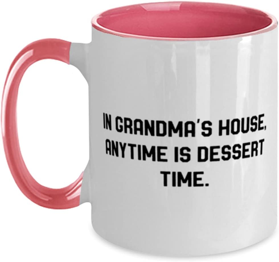 Useful Grandma, In Grandma's House, Anytime Is Dessert Ceramic Mug