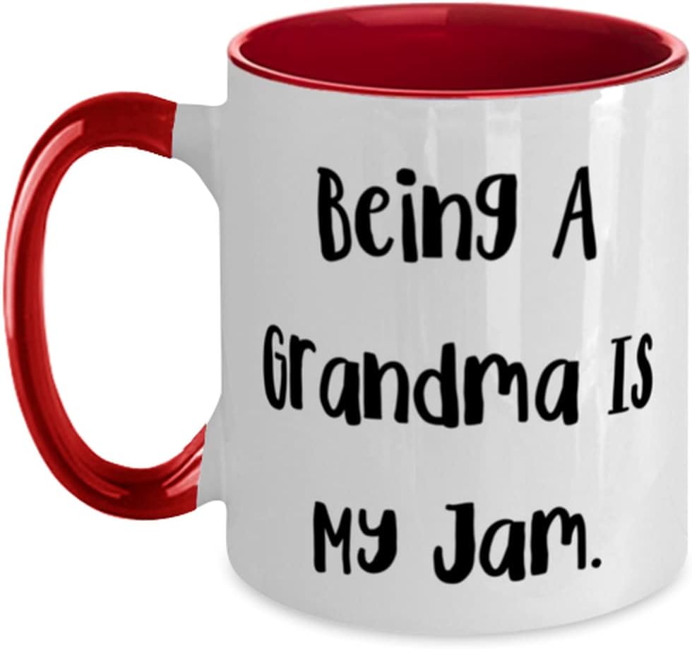 Fancy Grandma, Being A Grandma Is My Jam, Grandma From Ceramic Mug