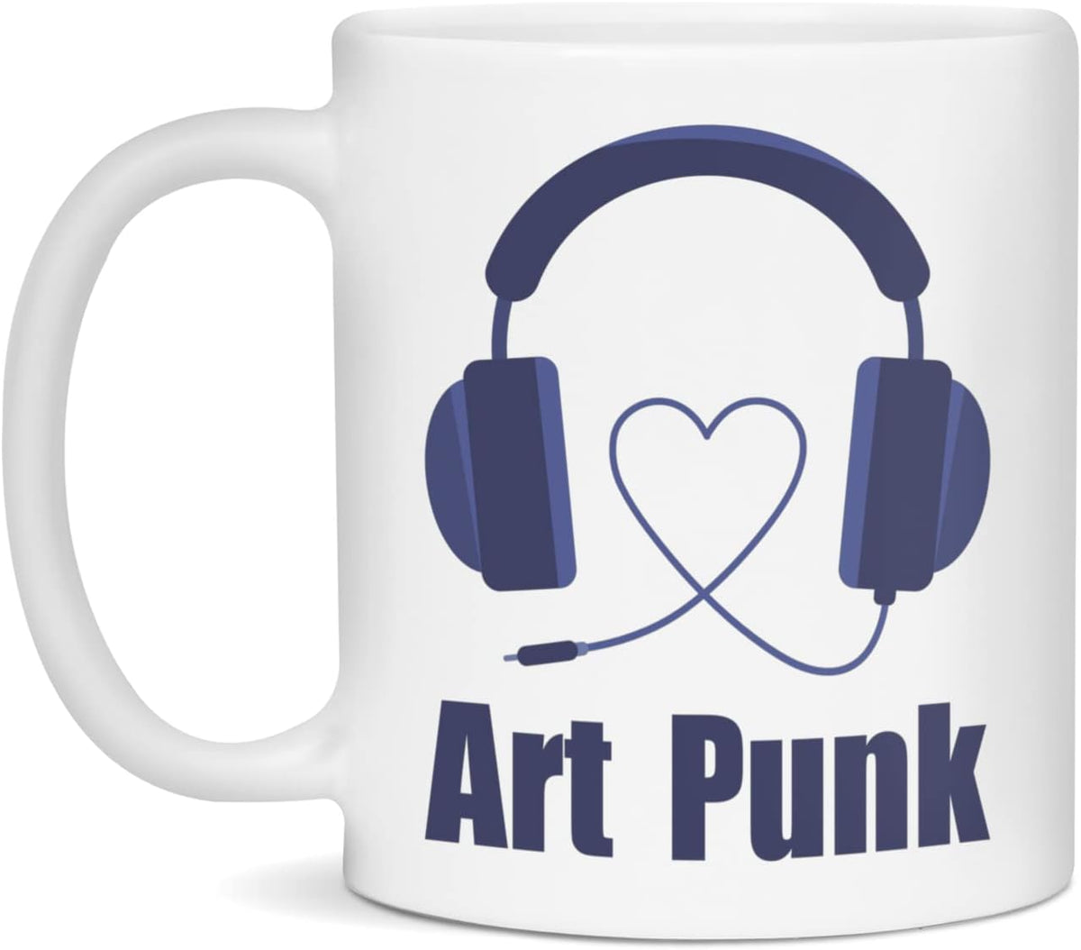 Art Punk Music Mug, Art Punk Lover, 11-Ounce White Ceramic Mug