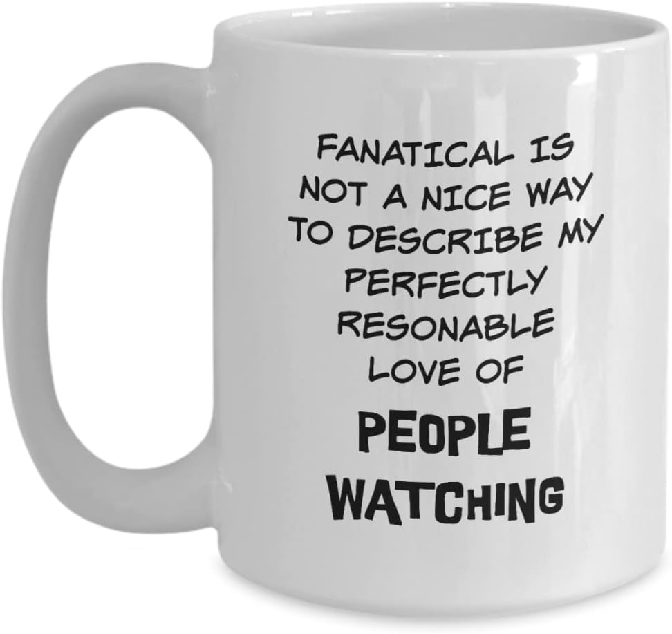 People Watcher For Boyfriend Or Girlfriend, Observer Ceramic Mug
