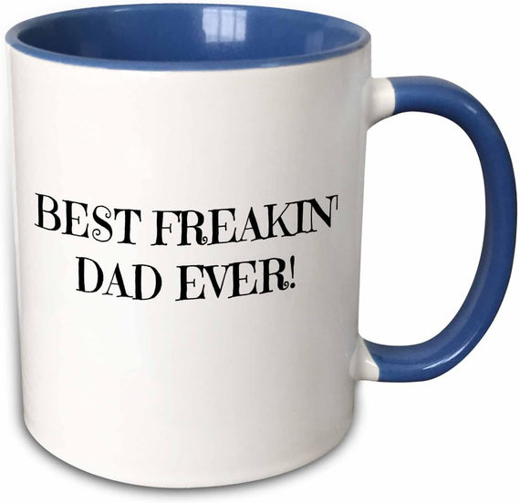 Best Freakin Dad Ever Christmas Ceramic Mug