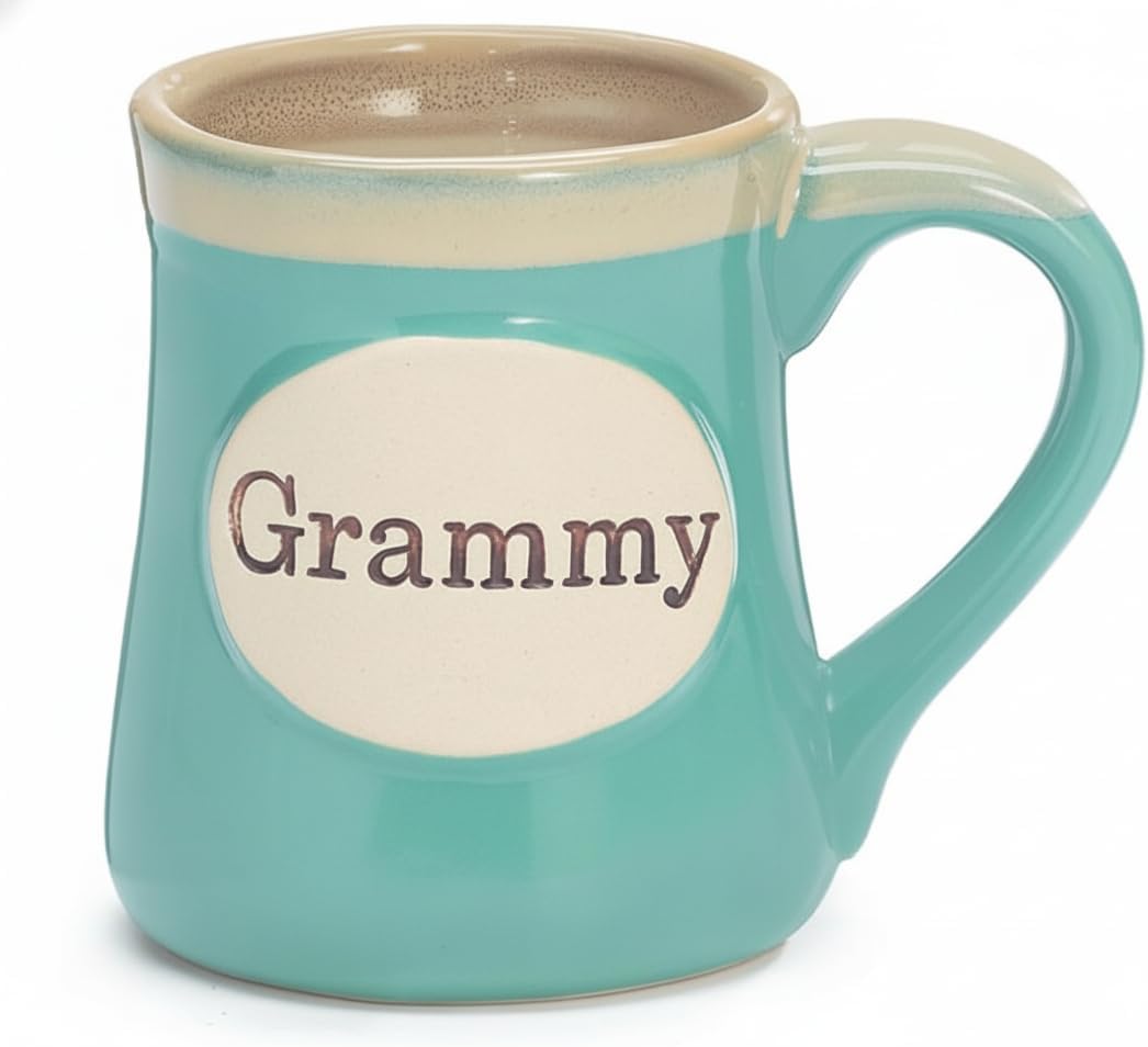 Grammy Teal Rustic Farmhouse Grandma Gift Ceramic Mug